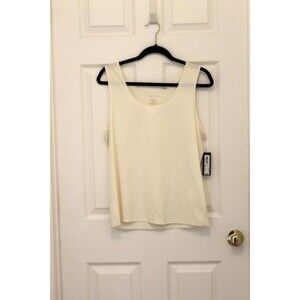 Worthington Cream Tank Top 1X